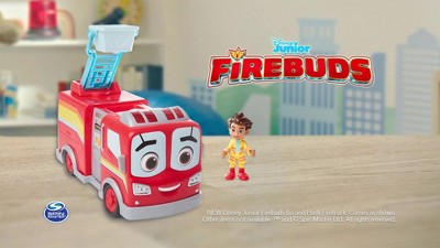 Disney Junior Firebuds Friends Bo And Flash Figure And Fire Truck Set :  Target