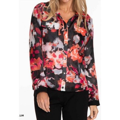 Women's Cuffed Snap Front Lined Jacket - Multiples