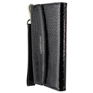 Elizabeth James Wristlet Folio for MagSafe for iPhone 15 Pro Max - Black Croc - 1 of 4