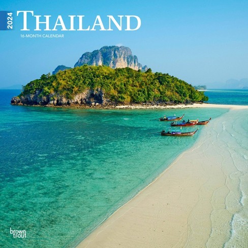 Browntrout 2024 Wall Calendar 12"x12" Thailand : Target