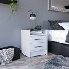 TIRAMISUBEST Nightstand - White Mobile File Cabinet - 2 of 4