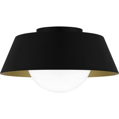 Quoizel Lighting 1 - Light Flush Mount in  Matte Black