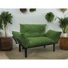 TiramisuBest Black Loveseat, Compact 2-Seater Sofa with High Legs, Easy Assembly, Perfect for Small Spaces - 3 of 4