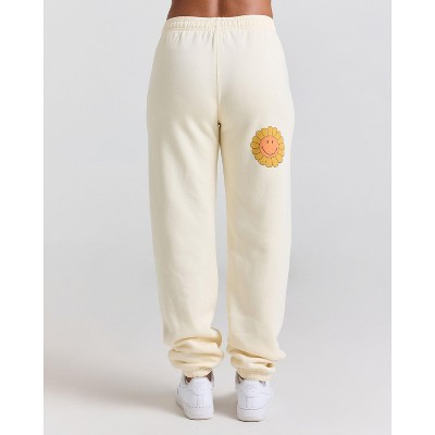 Samii Ryan | Smiley Mirage Sweatpants, Cream, XX-Large, 6
