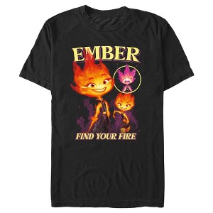 Men's Elemental Ember Find Your Fire Poster T-Shirt - 1 of 4