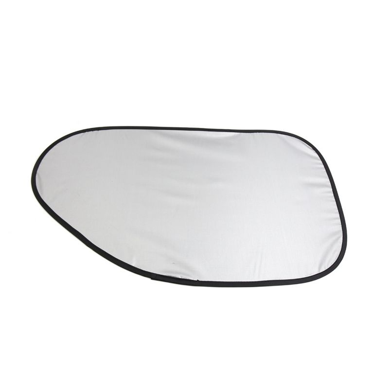 Unique Bargains Side Rear Window Sun Shade Shield Visor Cover for Car 24.4"x 13.8" Silver Tone 2 Pcs, 1 of 4