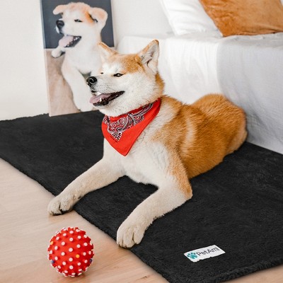 Small Black Sherpa Fleece Waterproof Pet Blanket