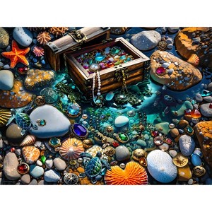 Sunsout Turtle Treasure Pool 1000 pc   Jigsaw Puzzle 71869 - 1 of 4