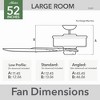 Hunter 52" Windbound Ceiling Fan Matte Black Finish - Modern Industrial Design with WhisperWind Motor for Quiet Performance - 4 of 4