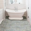 4'x5' Set of 20 Boardwalk Peel & Stick Floor Tiles Gray - FloorPops: Vinyl Mosaic Flooring, Stain-Resistant, Textured - 2 of 4