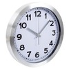 Hastings Home 12 Inch Brushed Aluminum Wall Clock - 3 of 4