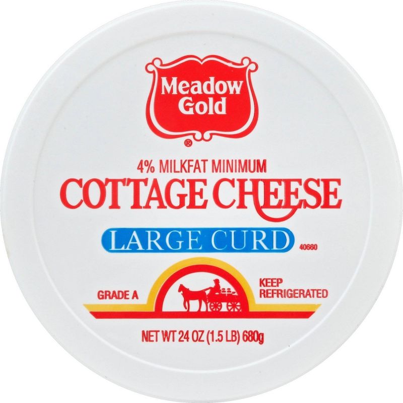 Meadow Gold Large Curd Cottage Cheese - 24oz, 4 of 5