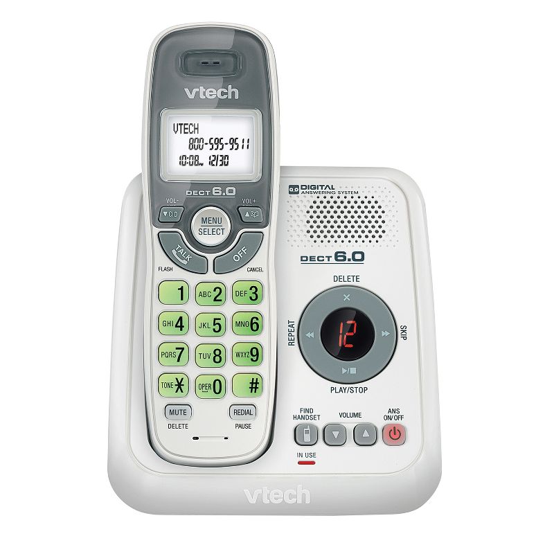 VTech® DECT 6.0 1-Handset Cordless Phone System with Digital Answering System, 3 of 6