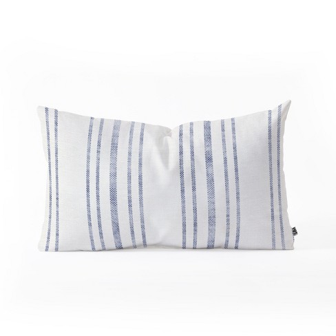 Holli Zollinger AEGEAN MULTI STRIPE Oblong Throw Pillow - Society6 - image 1 of 2