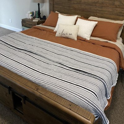 Space Dyed Cotton Linen Comforter & Sham Set - Threshold™ : Target