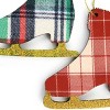 Gibson Holiday Ice Skate Ornament 4 Piece Set in Red and Green - 4 of 4