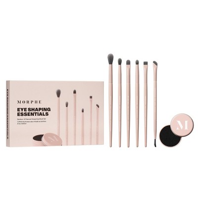Morphe Eye Shaping Essentials Bamboo & Charcoal-Infused Eye Brush Set - 7pc - Ulta Beauty