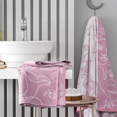 Togas Carrie White/Pink Towel