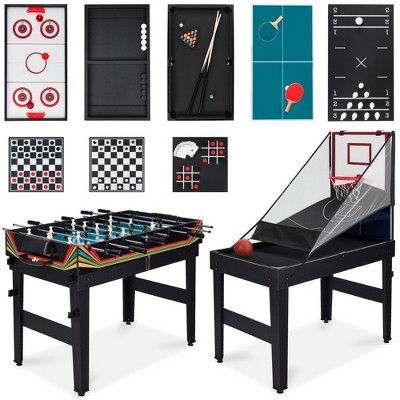 Best Choice Products 13-in-1 Combo Game Table Set w/ Ping Pong, Foosball, Basketball, Hockey, Archery - Arcade