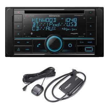 Kenwood eXcelon DPX795BH Bluetooth USB Double DIN CD receiver with a Sirius XM SXV300v1 Connect Vehicle Tuner Kit for Satellite Radio