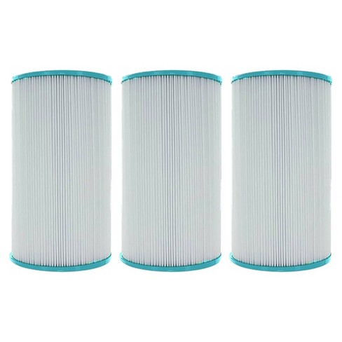 Hurricane Advanced Replacement Cartridge for Unicel C-6430RA, Pleatco PWK30-M, and Filbur FC-3915-M for Superior Water Filtration, White (3 Pack) - image 1 of 4