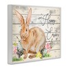 Stupell Industries Spring Floral Happy Easter Bunny, 14" x 11" - 3 of 4