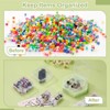 Unique Bargains PP Bead Craft Jewelry Storage Organizing Boxes with Hinged Lid 6.5" x 5" - 4 of 4