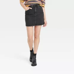 Women's High-Rise Denim Mini Skirt - Universal Thread™