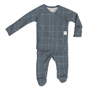 Bonsie Skin to Skin Babywear - Footie - Crisscross - 1 of 4