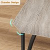 Kitchen Table and Chairs for 2, Dining Table Set with Cushion Seats for Small Space - 4 of 4