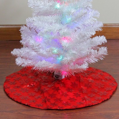 white mini tree skirt