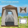 EAGLE PEAK 6x6 Pop Up Privacy Tent with Ground Mat, Photoshoots or Toilet Shelters - 4 of 4
