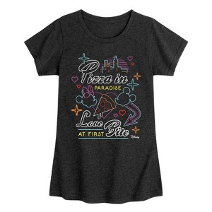 Girls' - Disney - Minnie & Minnie Fitted Short Sleeve Graphic T-Shirt - 1 of 4