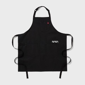Hedley & Bennett NASA Space Black Apron - Essential - 1 of 4