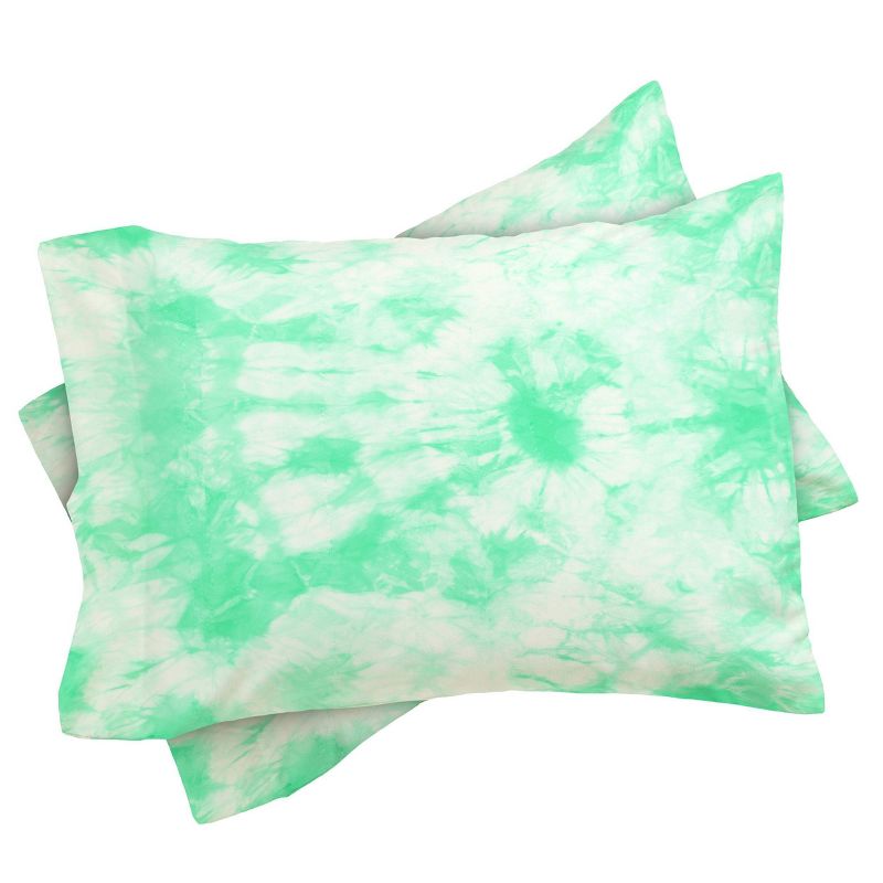Amy Sia Tie Dye 3 Mint Comforter Set - Deny Designs, 4 of 8