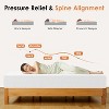 FDW 10 inch Bamboo Charcoal Memory Foam Mattress Cooling Gel CertiPUR-US Certified Breathable Bed Mattress for Cooler Sleep,White - 4 of 4