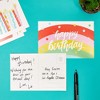Pipilo Press 100 Pack Happy Birthday Postcards Bulk Set with 4 Rainbow Designs (4 x 6 In) - 2 of 4