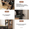 Makeup Vanity Desk with Lighted Mirror and Power Strip, 3 Lighting Modes - 4 of 4