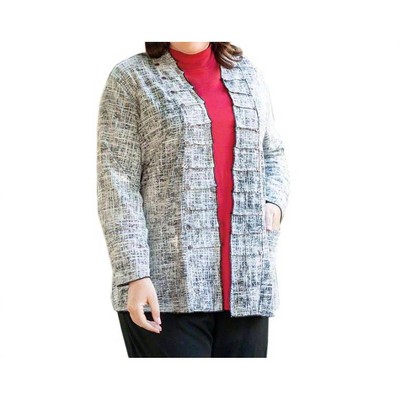 Women's Long Sleeve Tallin Reversible Jacket - Plus Size - On The Plus Side
