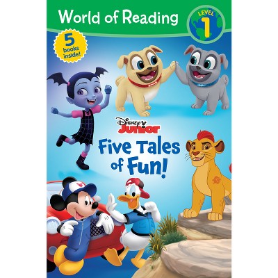 World of Reading Disney Junior Five Tales of Fun! - (Paperback)