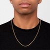 Adornia Men's Gold Tarnish Resistant 2-PIECE Chain Necklace HOLIDAY Set - 3 of 4