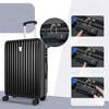 FONTOI Luggage, 3-Piece Luggage with TSA Lock and Double Spinner Wheels, Luggage Sets 20"/24"/28", Black, 9.06"*22.44"*13.98" - 3 of 4
