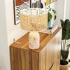 FUFU&GAGA Modern Multifunctional Convertible Storage Cabinet - Desk Combo in Walnut Finish - 2 of 4