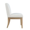 Jofran,Sequoia Modern Rustic Solid Wood Upholstered Parsons Dining Chair (Set of 2) - 4 of 4
