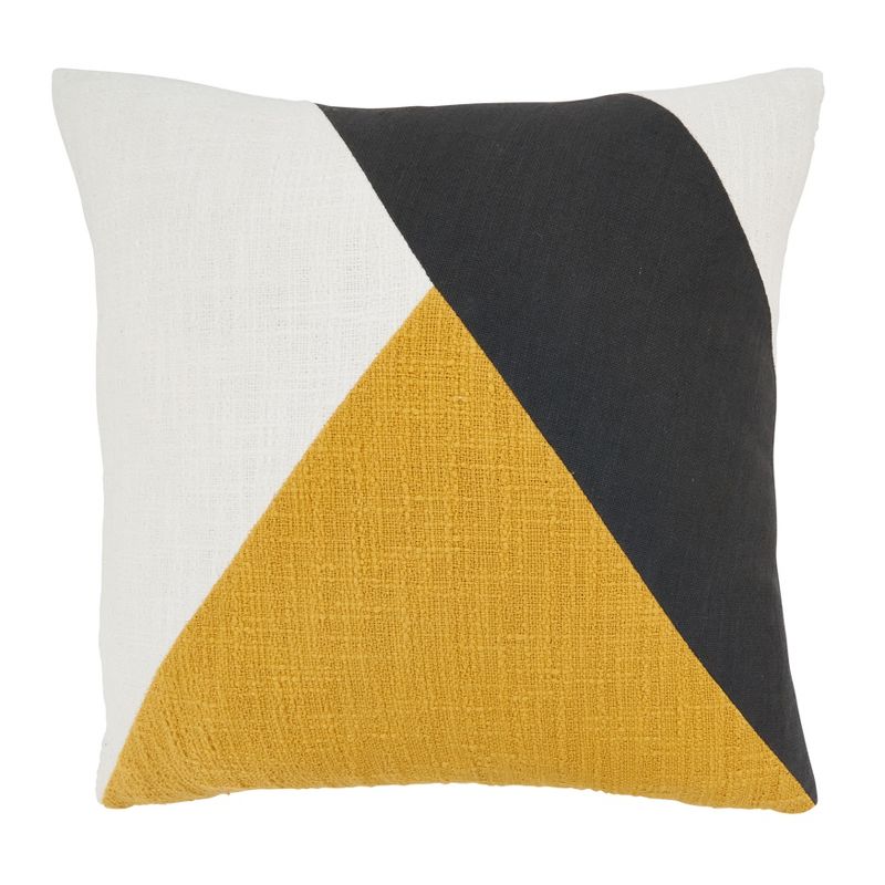 Saro Lifestyle Geometric Color Burst Throw Pillow Cover, 1 of 4