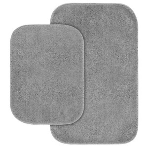 2pc Traditional Washable Nylon Bath Rug Set - Garland - 1 of 4
