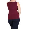 Women's Natural Compact Boat Neck Tank - Undersummers - 3 of 4