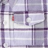 Levi's® Girls' Plaid Shacket - Purple - image 3 of 4