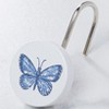 The Lakeside Collection Lavender Luster Butterfly Bath Collection - Set of 12 Shower Hooks 12 Pieces - 3 of 3