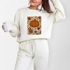 Simply Sage Market Pumpkin Boho Floral Lightweight Garment Dyed Sweatshirt - 2 of 4